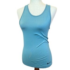 Nike Pro Compression HyperCool Teal Tank Top Nike Logo Size: Small
